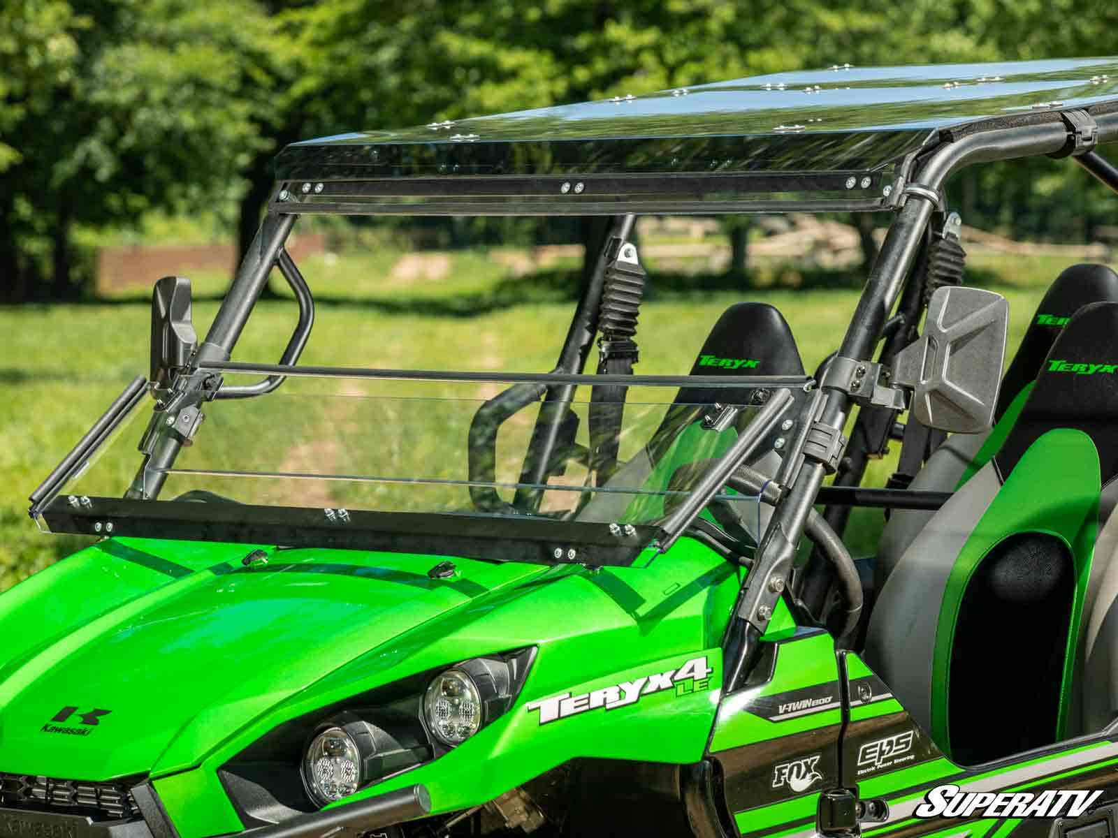 SuperATV Kawasaki Teryx 3-in-1 Windshield - Image 7