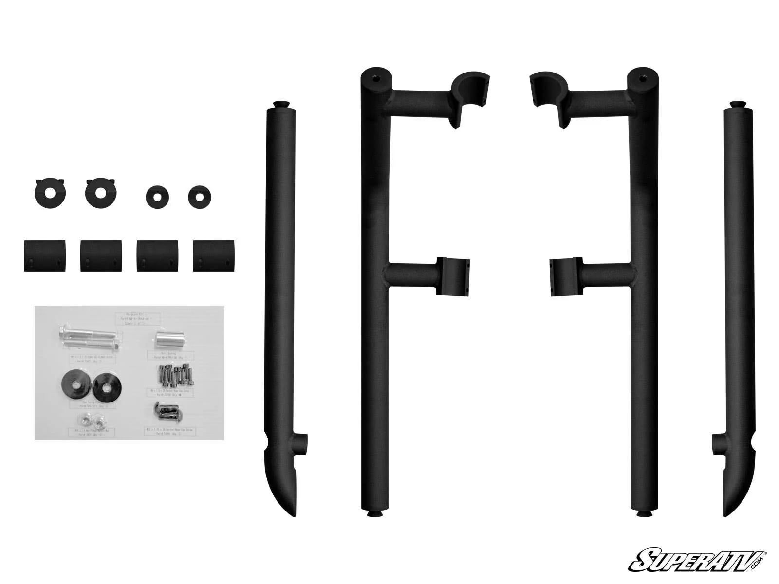 SuperATV Kawasaki Teryx 4 Heavy Duty Nerf Bars - Image 5