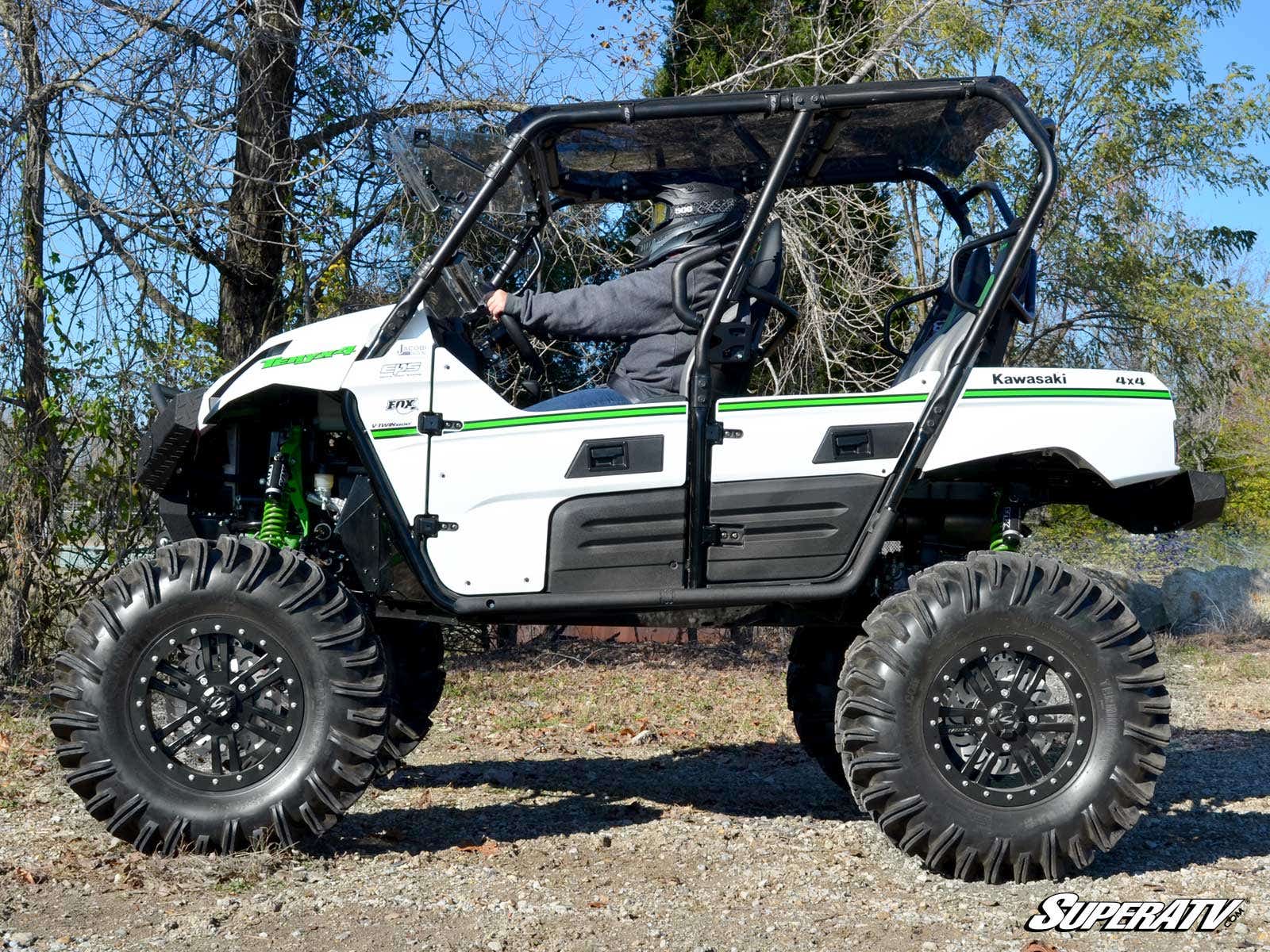 SuperATV Kawasaki Teryx 4 Heavy Duty Nerf Bars - Image 7