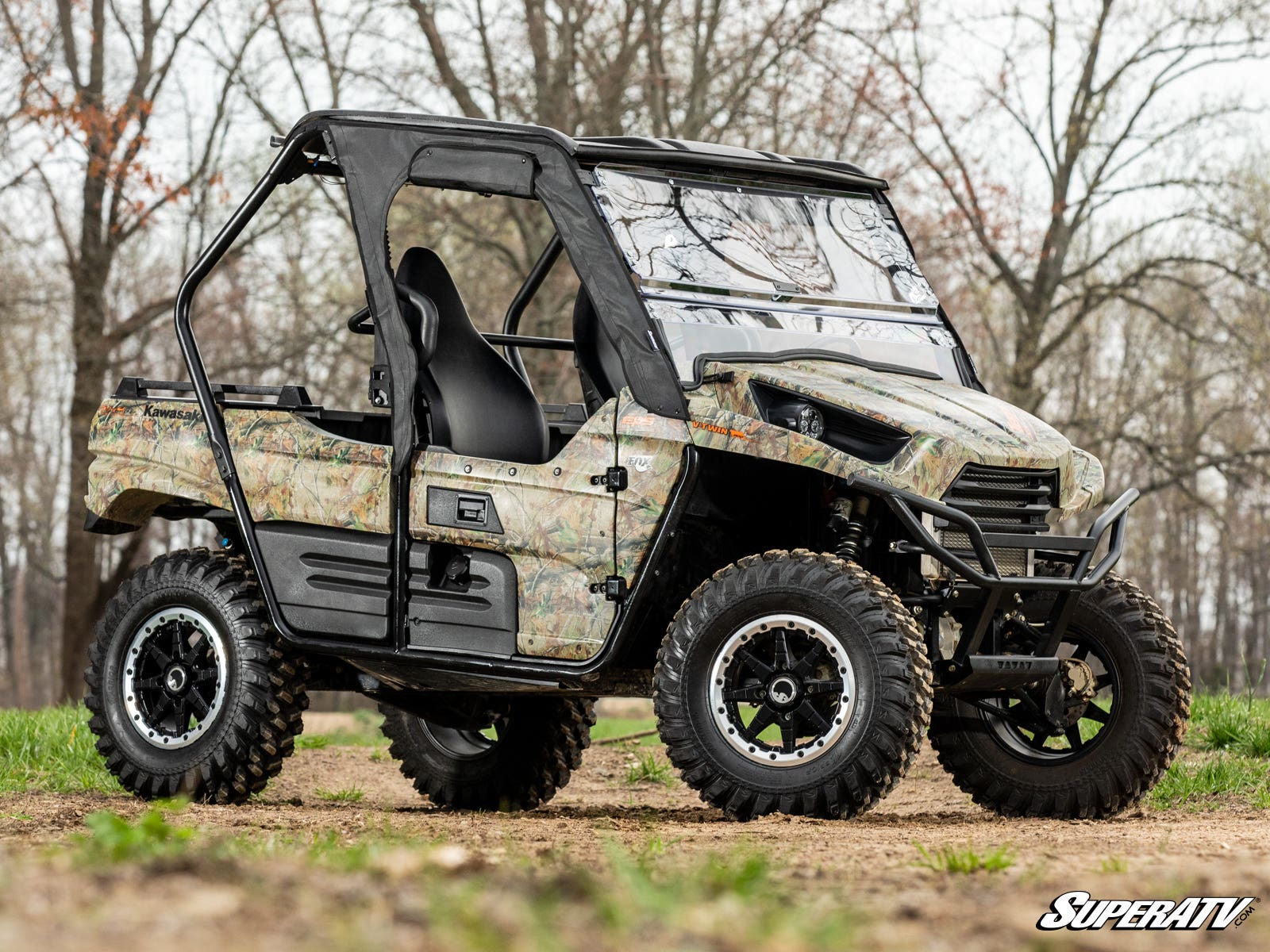 SuperATV Kawasaki Teryx 800 Primal Soft Cab Enclosure Upper Doors - Image 3