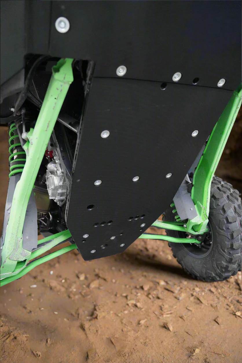 Kawasaki Teryx H2 UHMW Skid Plate and Rock Sliders - Image 5