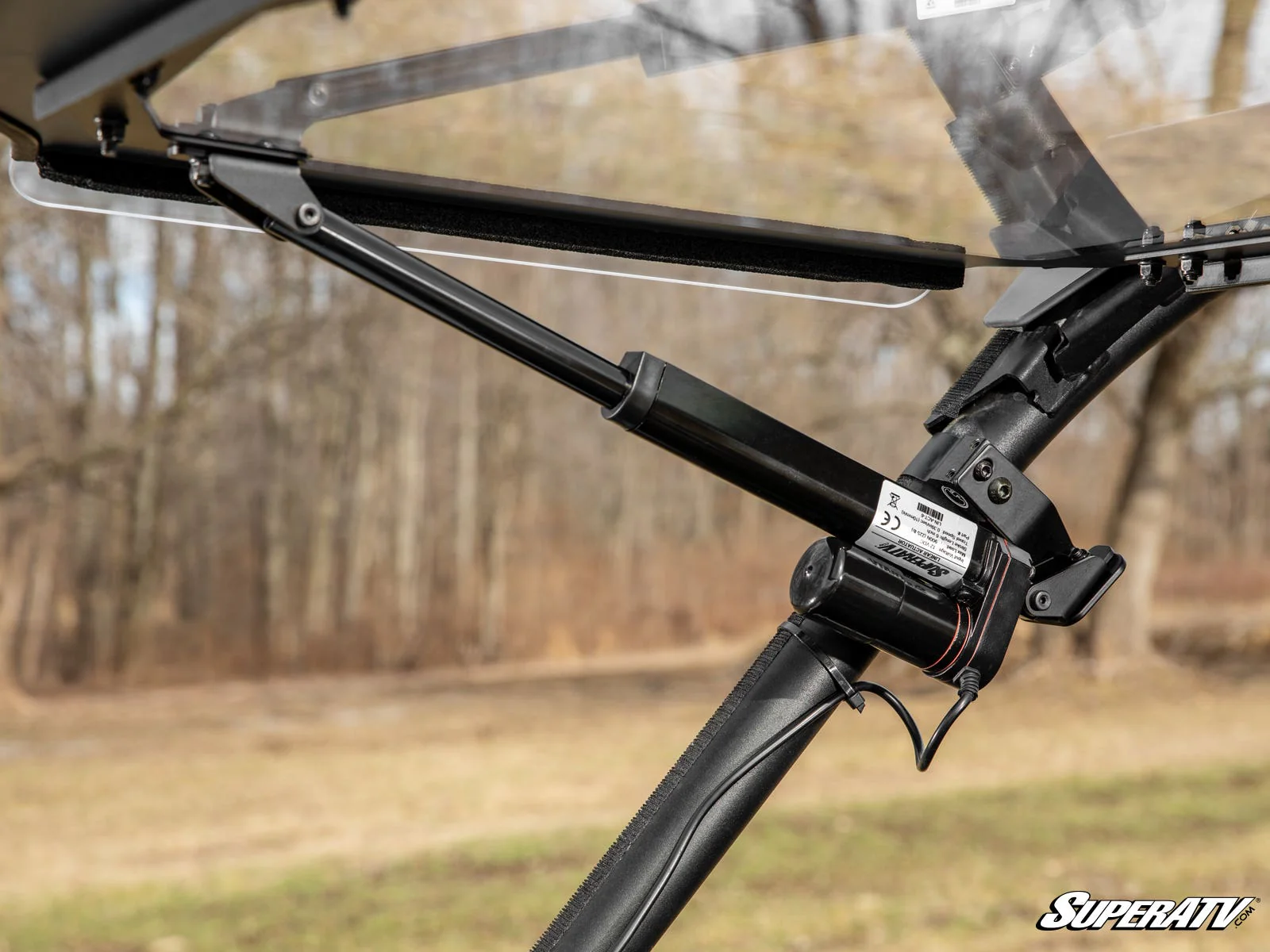 SuperATV Kawasaki Teryx KRX 1000 MaxDrive Power Flip Windshield - Image 3