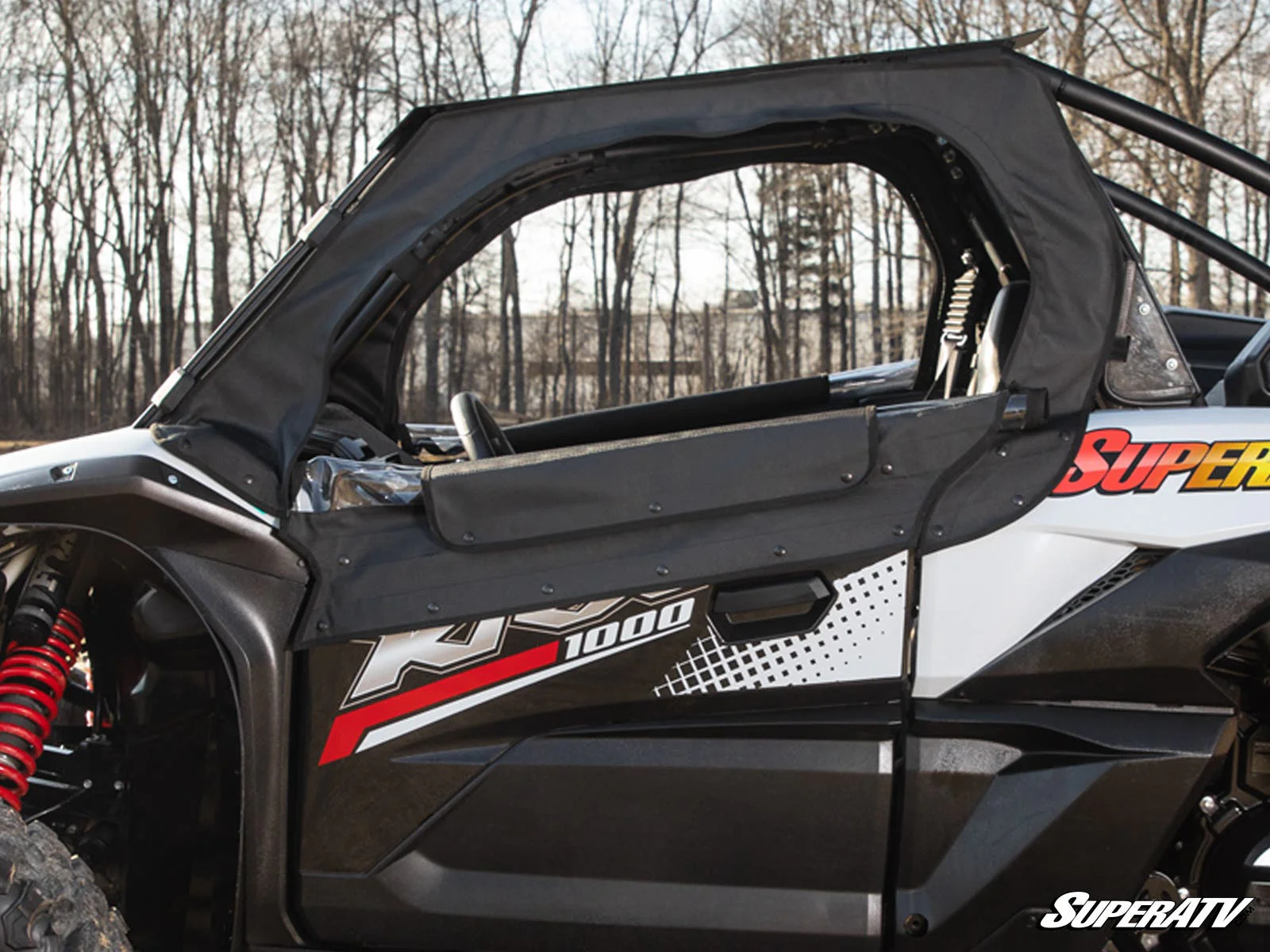 SuperATV Kawasaki Teryx KRX 1000 Primal Soft Cab Enclosure Upper Doors - Image 4