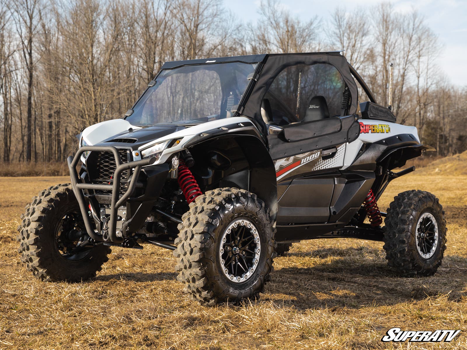 SuperATV Kawasaki Teryx KRX 1000 Primal Soft Cab Enclosure Upper Doors - Image 5