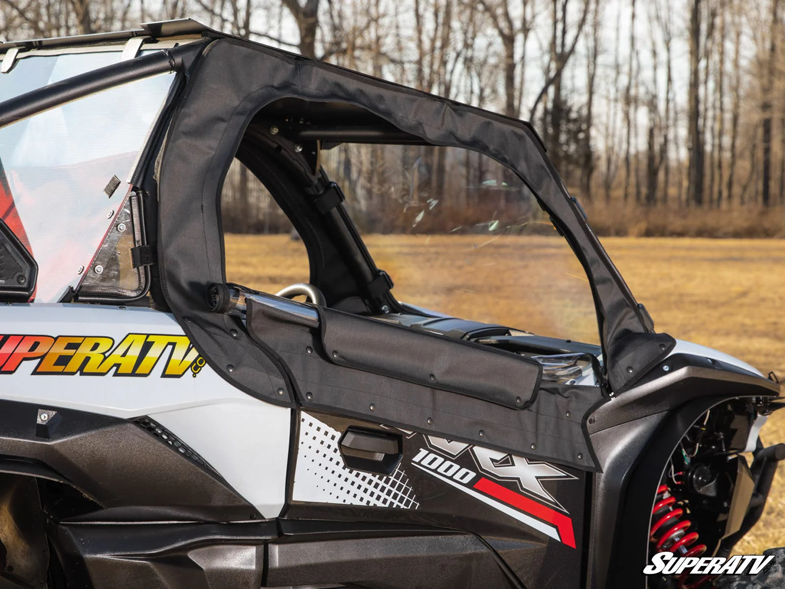 SuperATV Kawasaki Teryx KRX 1000 Primal Soft Cab Enclosure Upper Doors - Image 6