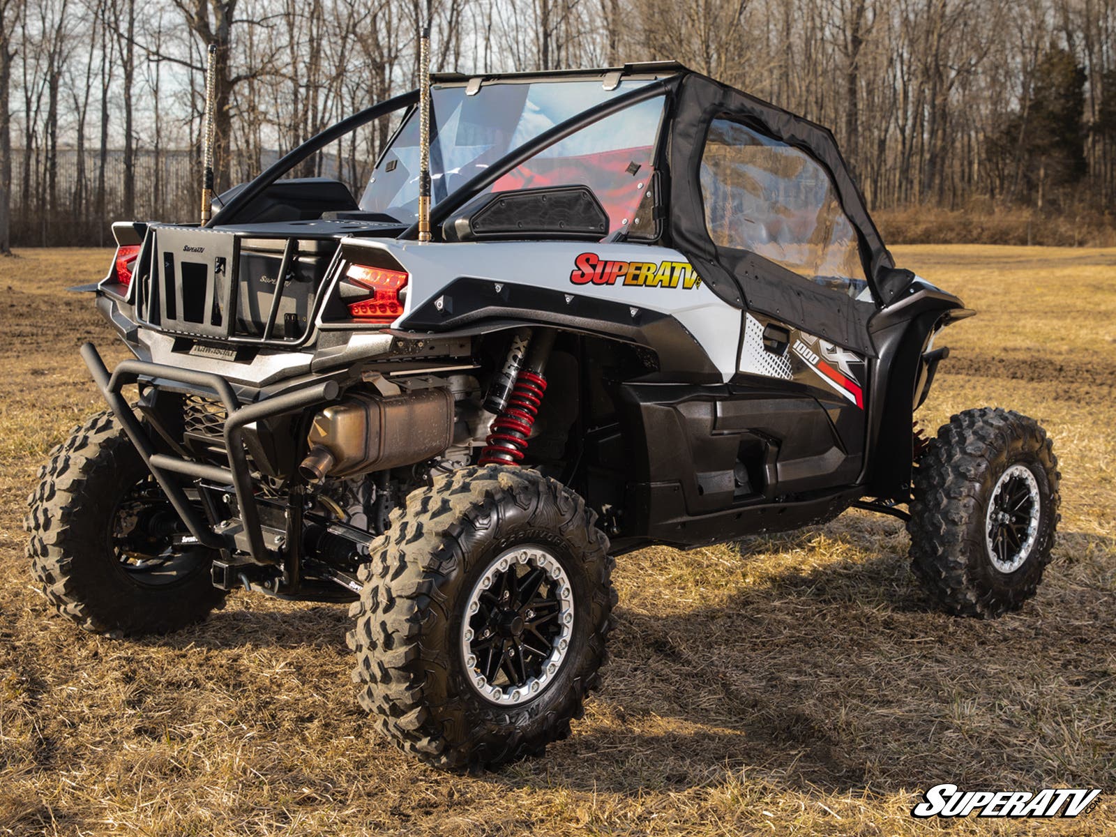 SuperATV Kawasaki Teryx KRX 1000 Primal Soft Cab Enclosure Upper Doors - Image 7