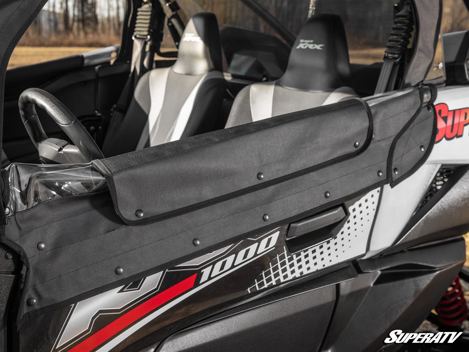 SuperATV Kawasaki Teryx KRX 1000 Primal Soft Cab Enclosure Upper Doors - Image 8