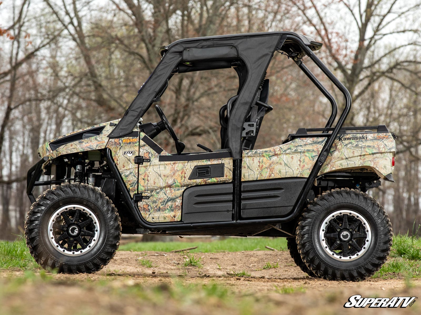 SuperATV Kawasaki Teryx S Primal Soft Cab Enclosure Upper Doors - Image 5