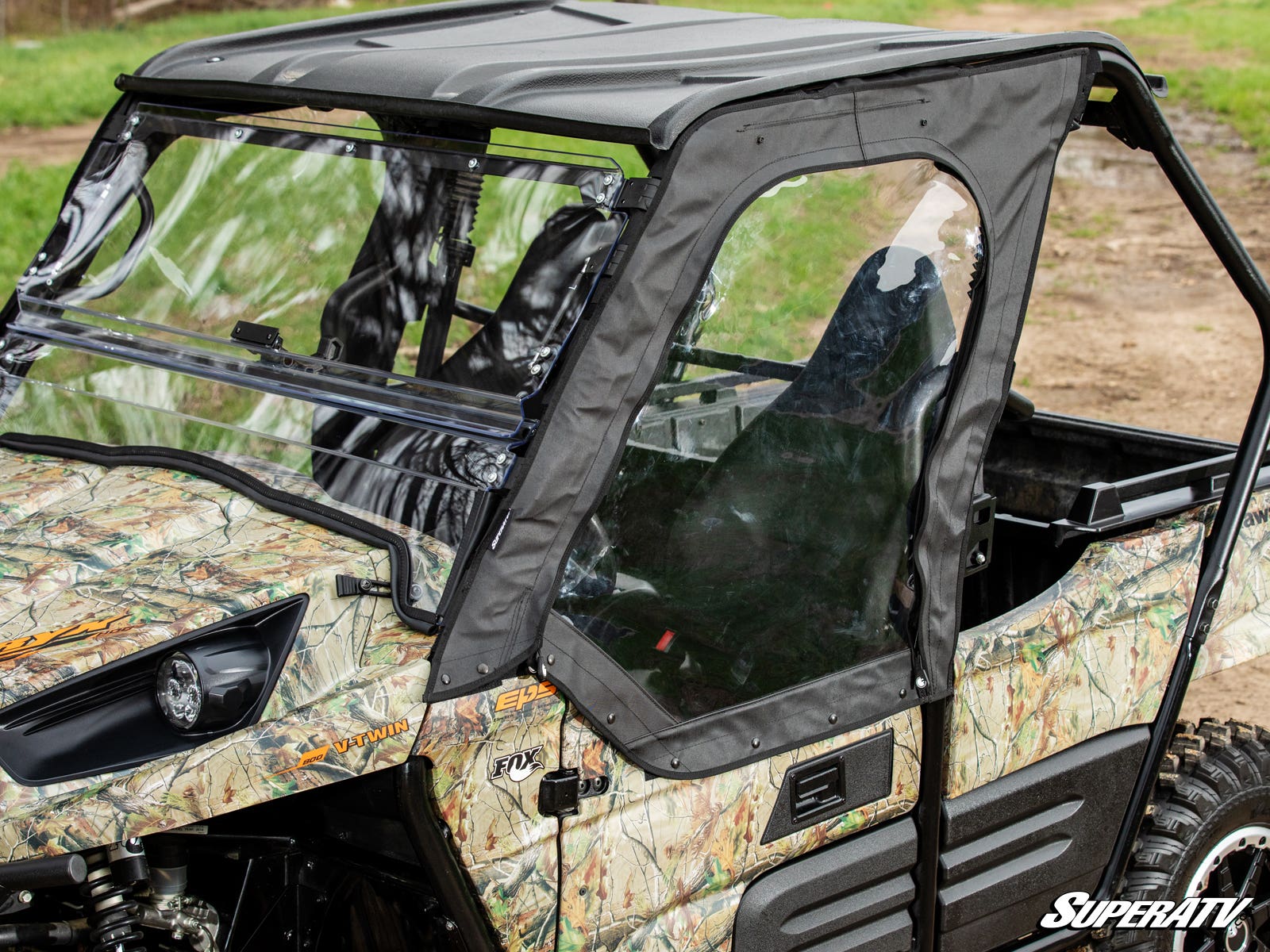 SuperATV Kawasaki Teryx S Primal Soft Cab Enclosure Upper Doors - Image 6