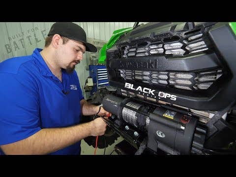 SuperATV Kawasaki Teryx Winch Mounting Plate - Image 3