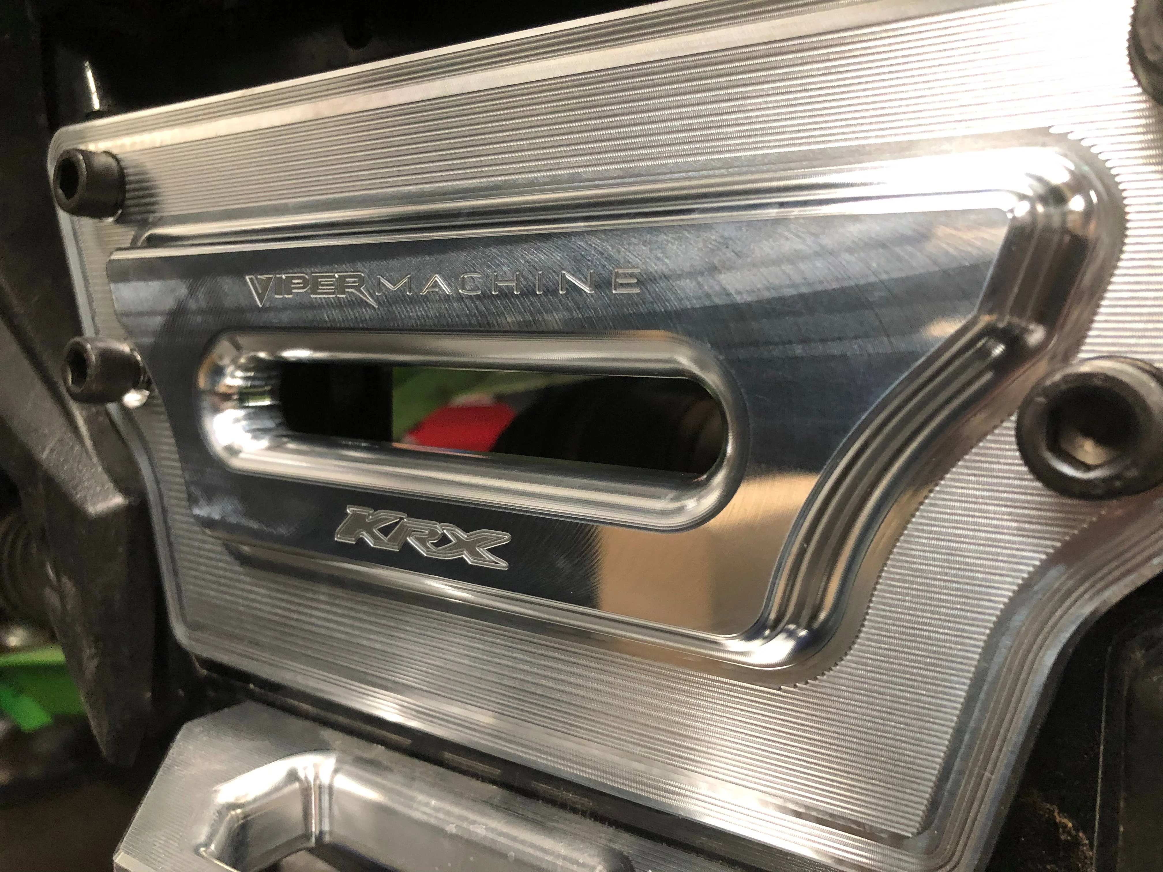 Kawasaki KRX 1000 Billet Winch Plate with Integrated Rope Hawse - Image 4