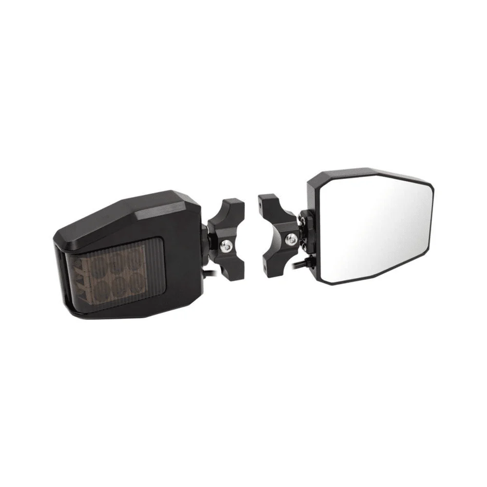 LED Side Mirrors - Rugged Style + Powerful Visibility (Universal) - Image 4