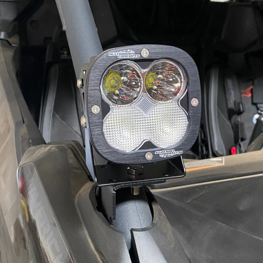Maverick R A-Pillar Brackets - No Drilling Auxiliary Light Mounts - Image 2