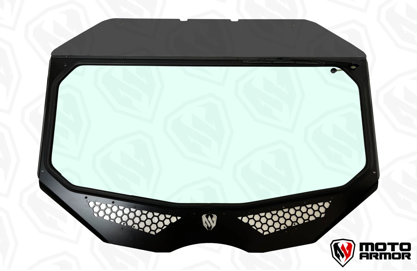 Maverick X3 Vented Glass Windshield - Enhanced Ventilation + Tough Safety Glass (2017-2025)
