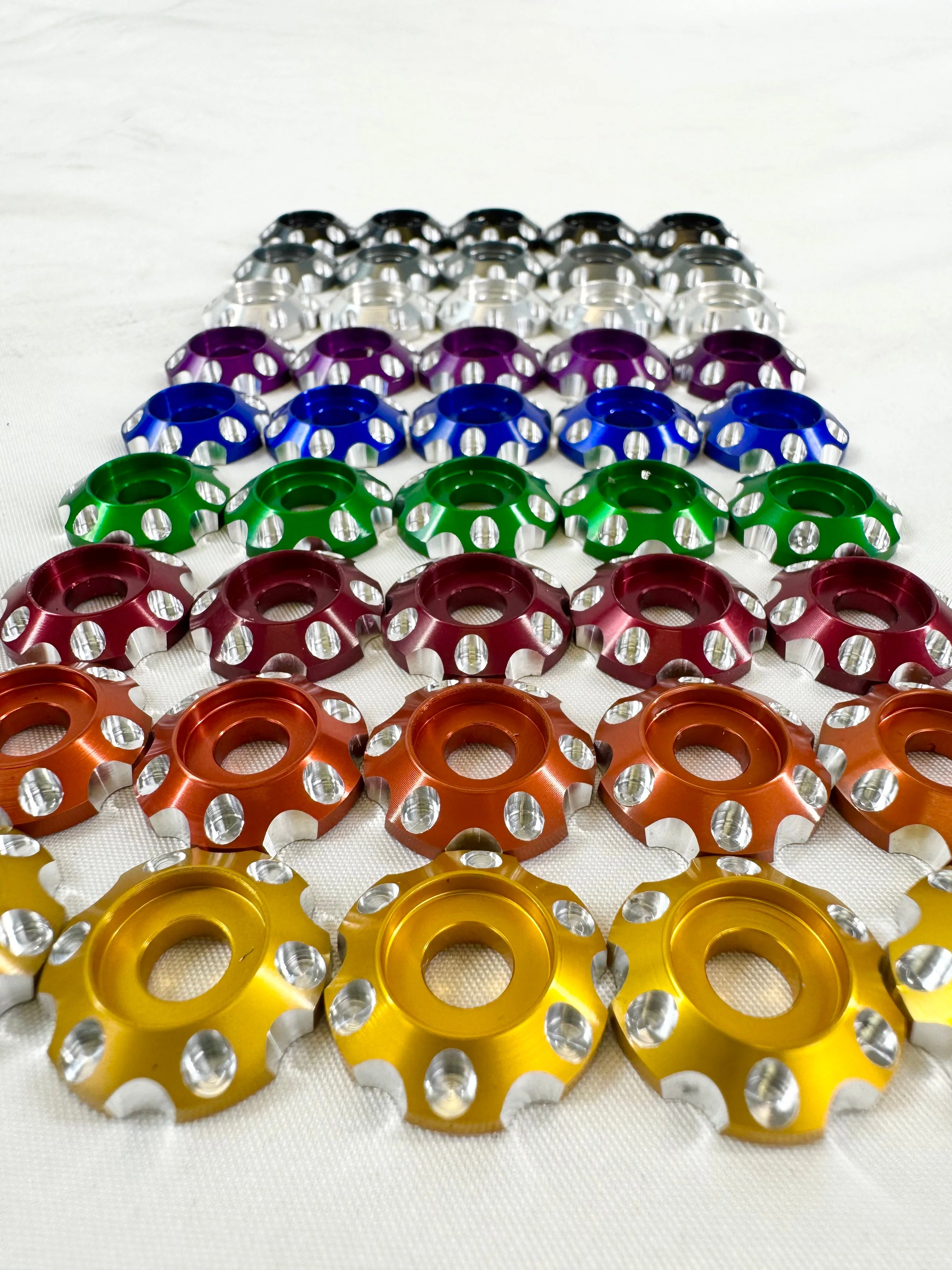 Packard Performance Billet Fender Washers V2 - 30 Piece Kit - Image 2