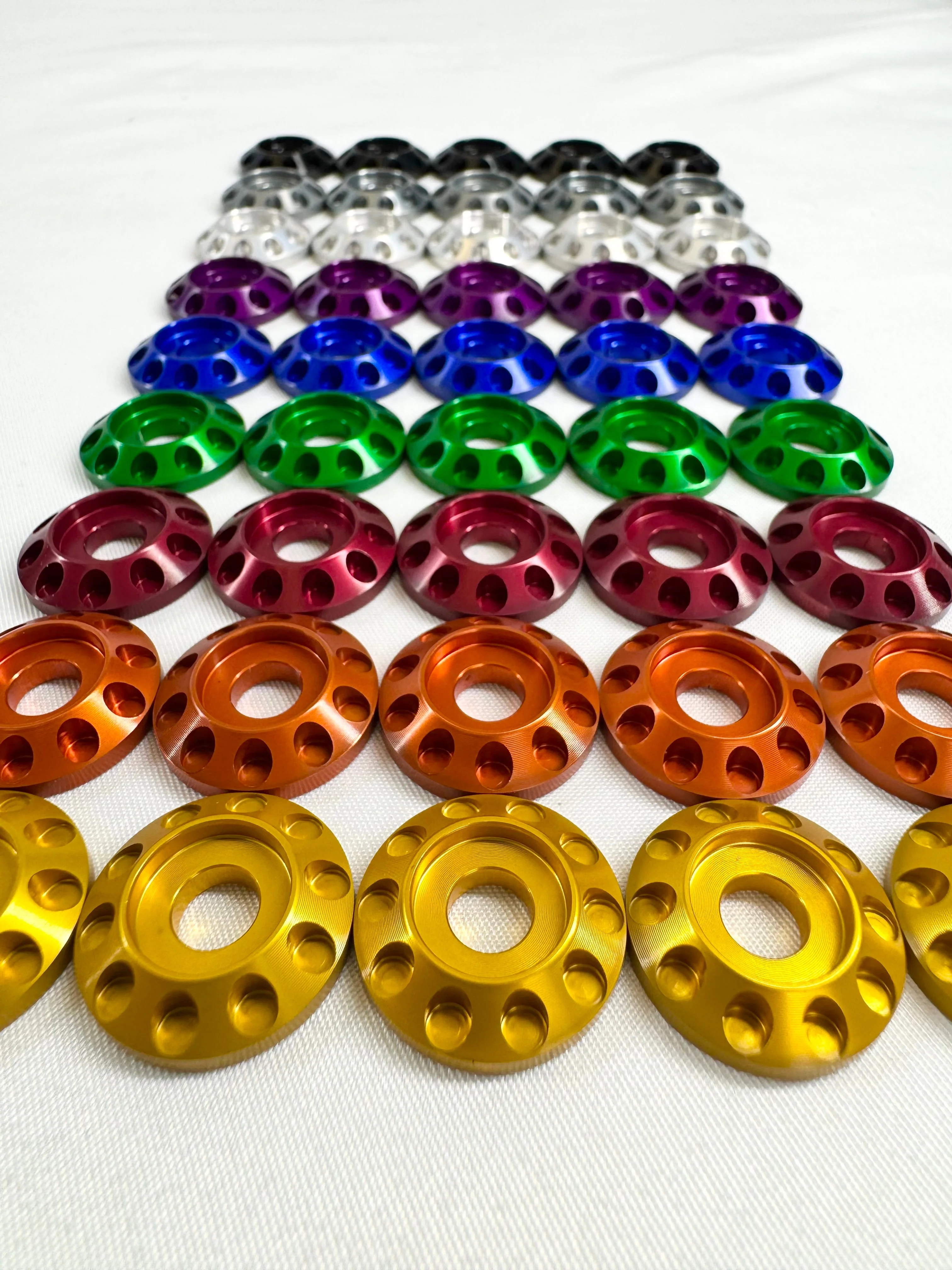 Packard Performance Billet Fender Washers V3 - 30 Piece Kit - Image 2