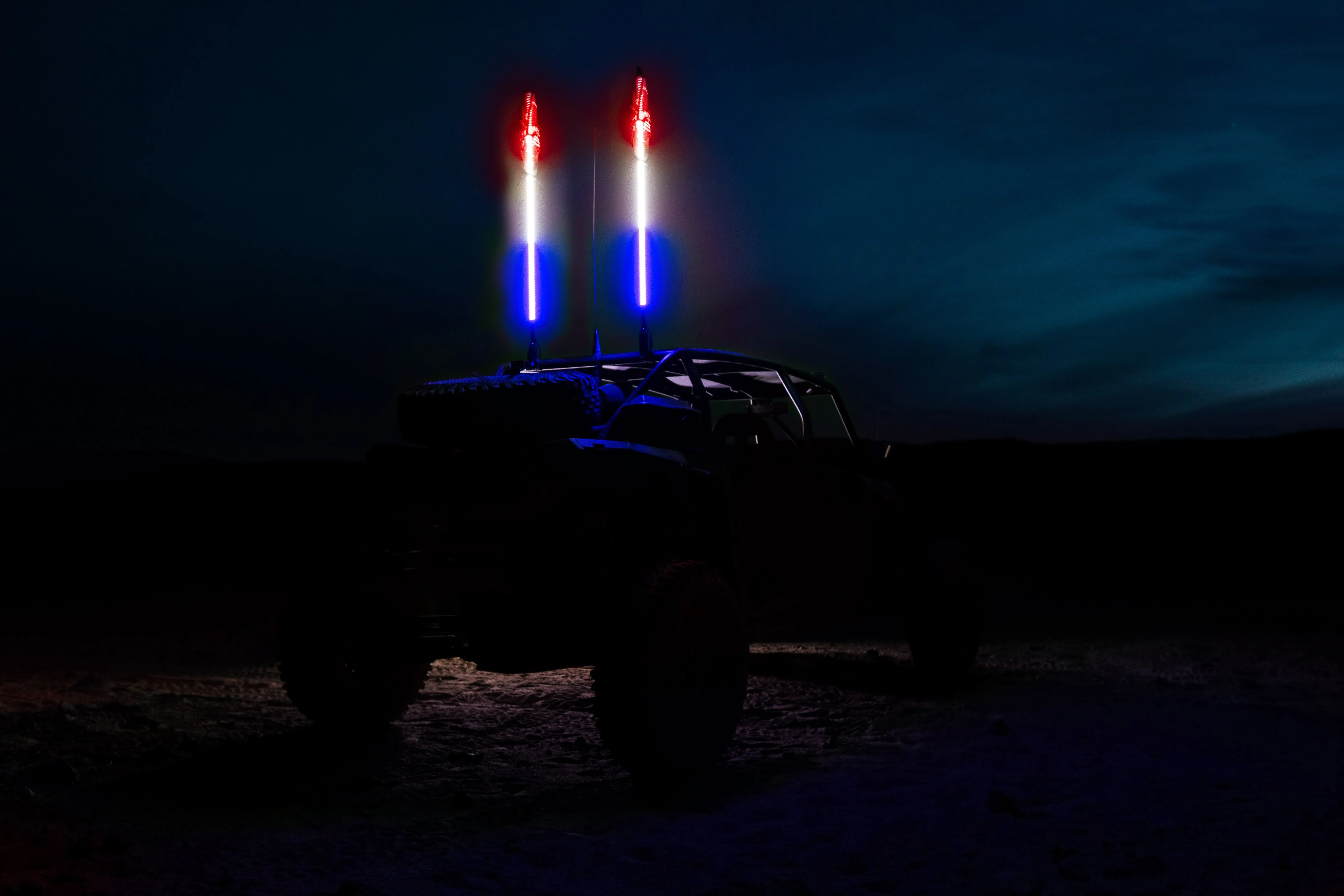 Hyper Color LED Whips – Platinum - Image 2
