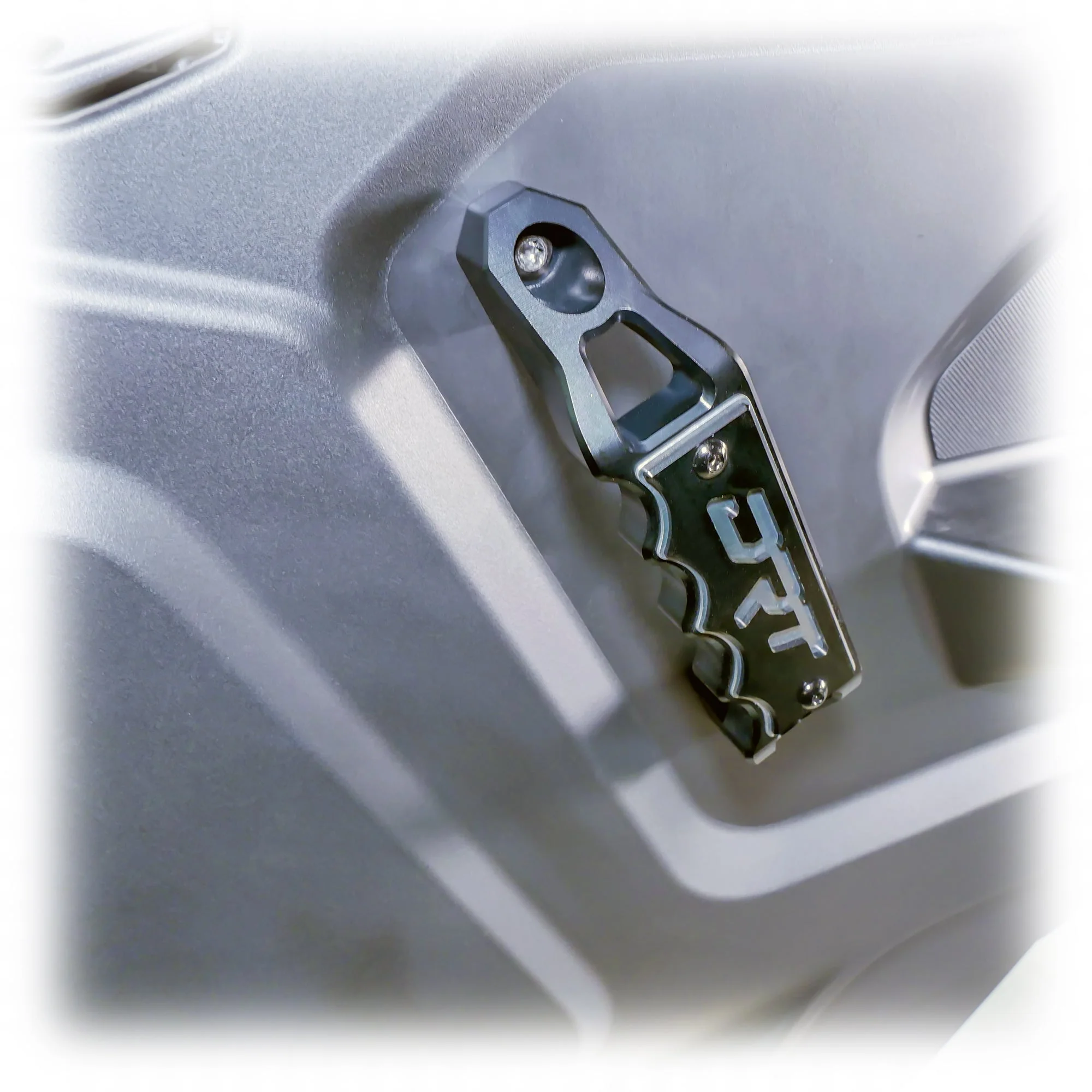 Polaris Xpedition NorthStar Billet Interior Door Handle Kit - Black/Silver - Image 8