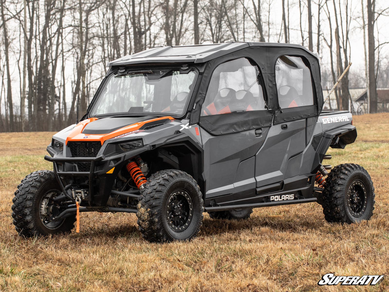 SuperATV Polaris General 1000 Primal Soft Cab Enclosure Upper Doors - Image 2