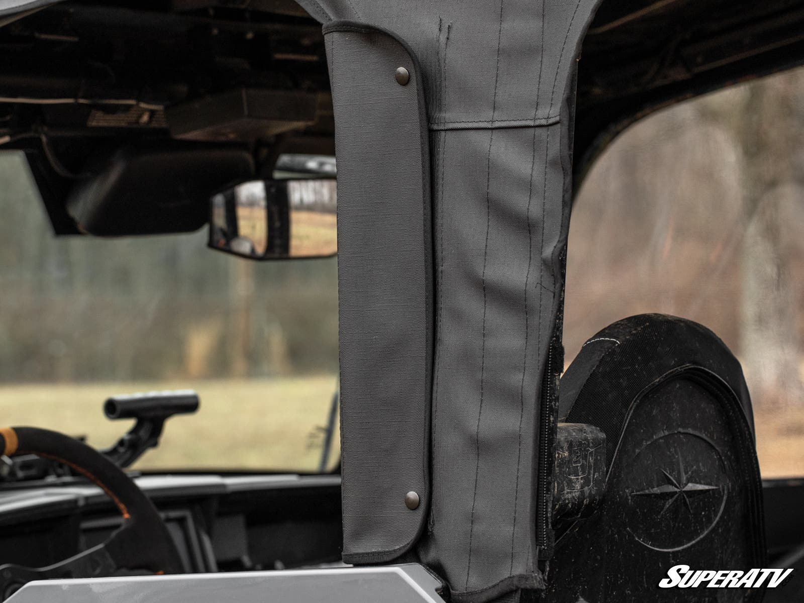 SuperATV Polaris General 1000 Primal Soft Cab Enclosure Upper Doors - Image 5