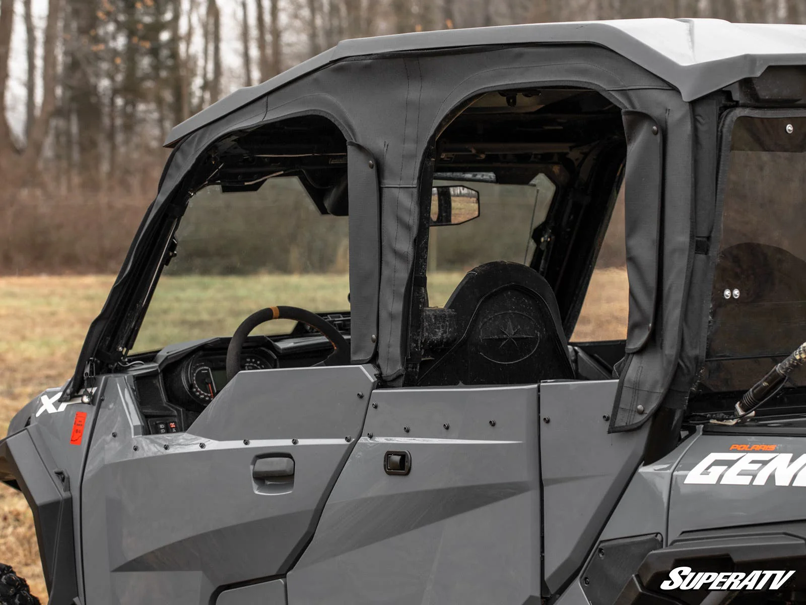 SuperATV Polaris General 1000 Primal Soft Cab Enclosure Upper Doors - Image 7
