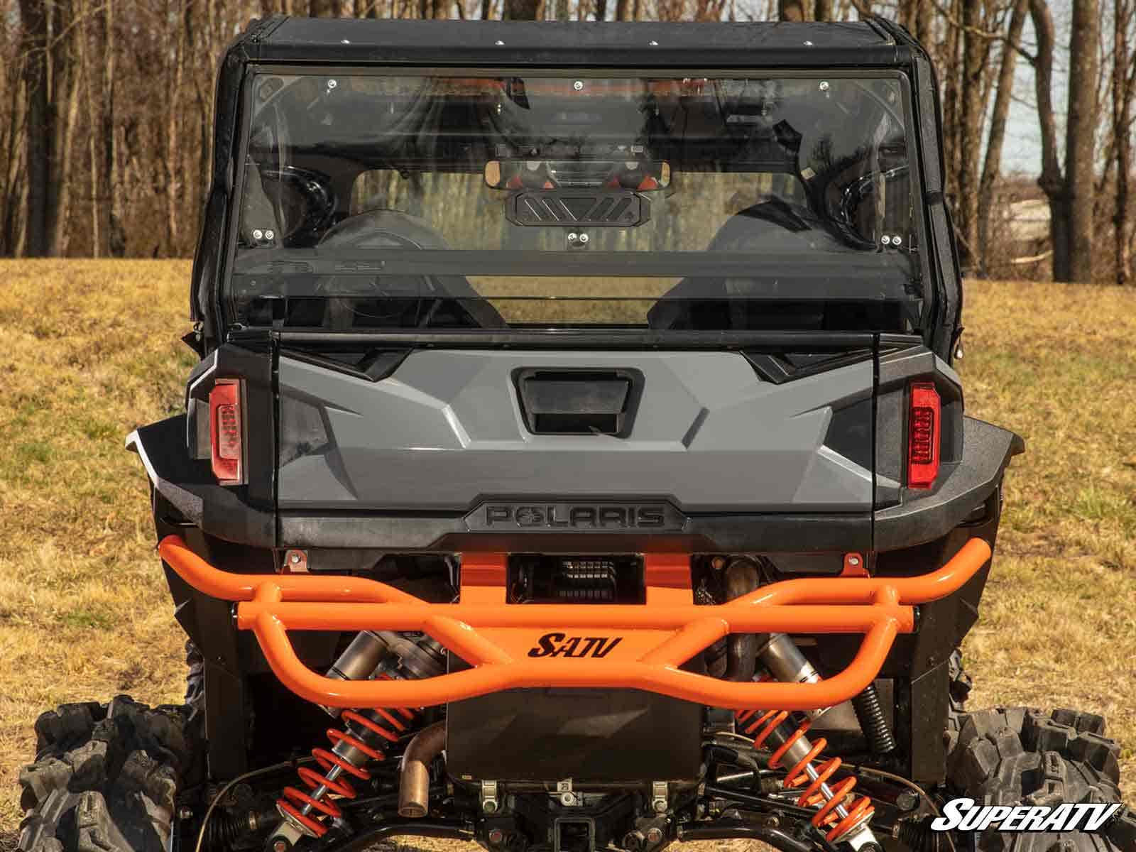 SuperATV Polaris General 1000 Rear Vented Windshield - Image 3