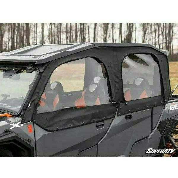 Polaris General 4 Primal Soft Cab Enclosure Upper Doors - Rain & Cold Protection + Versatile Ventilation (2023+) - Image 5
