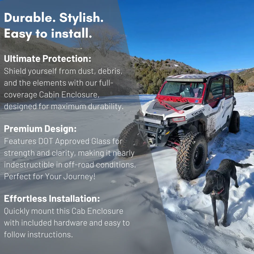 Dirt Warrior "The Vault" Polaris General 4-Seat Cab Enclosure - Image 5