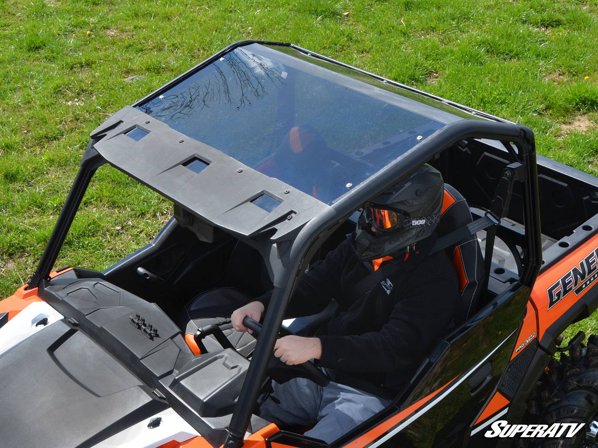 SuperATV Polaris General Tinted Roof - Image 4