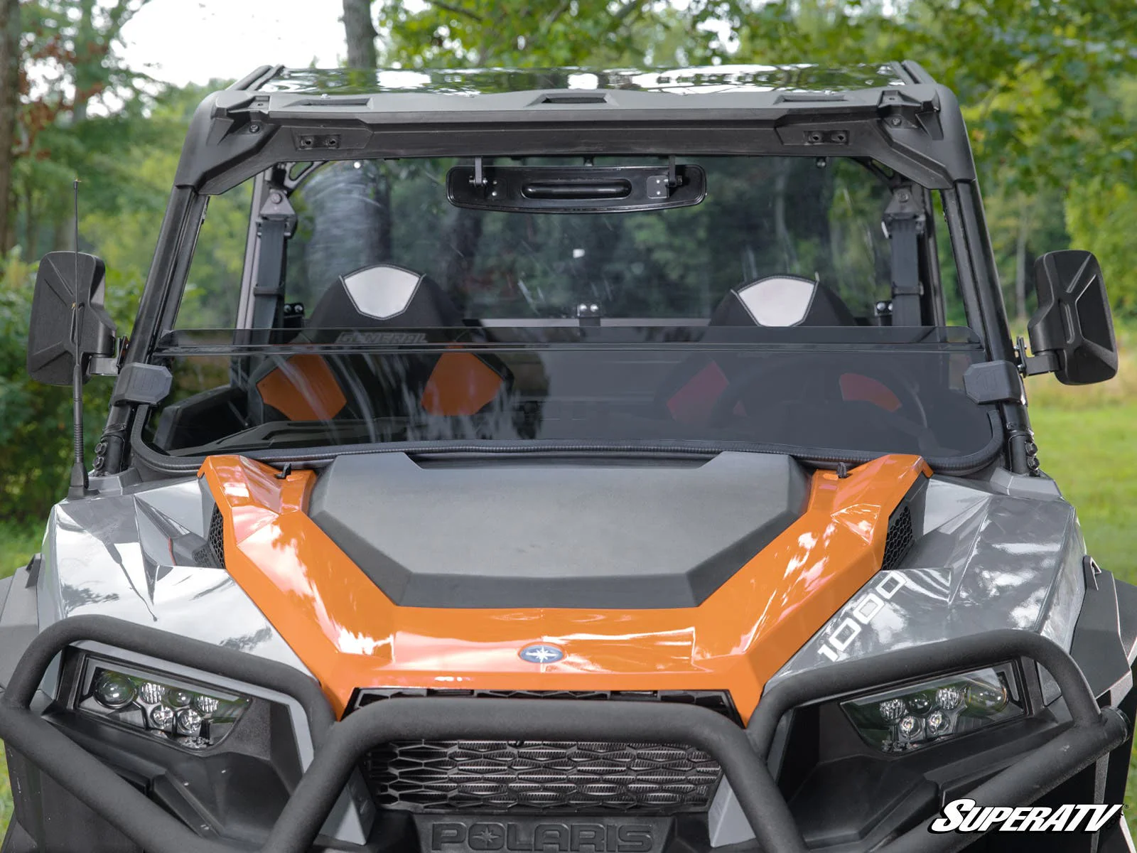 SuperATV Polaris General XP 1000 Half Windshield - Image 2