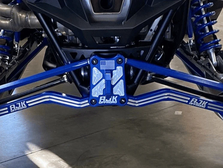 Polaris Pro R / Turbo R Billet Radius Rod Plate - Rugged Look + Solid Tow Point (2023) - Image 4