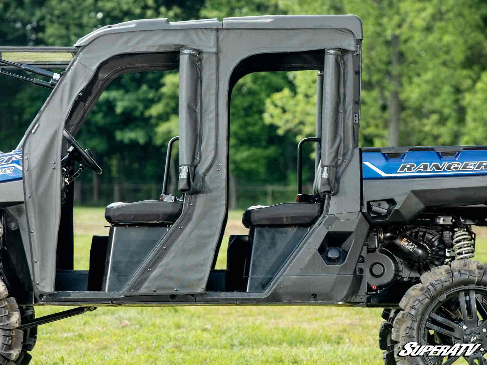 SuperATV Polaris Ranger 1000 Crew Soft Cab Enclosure Doors - Image 3
