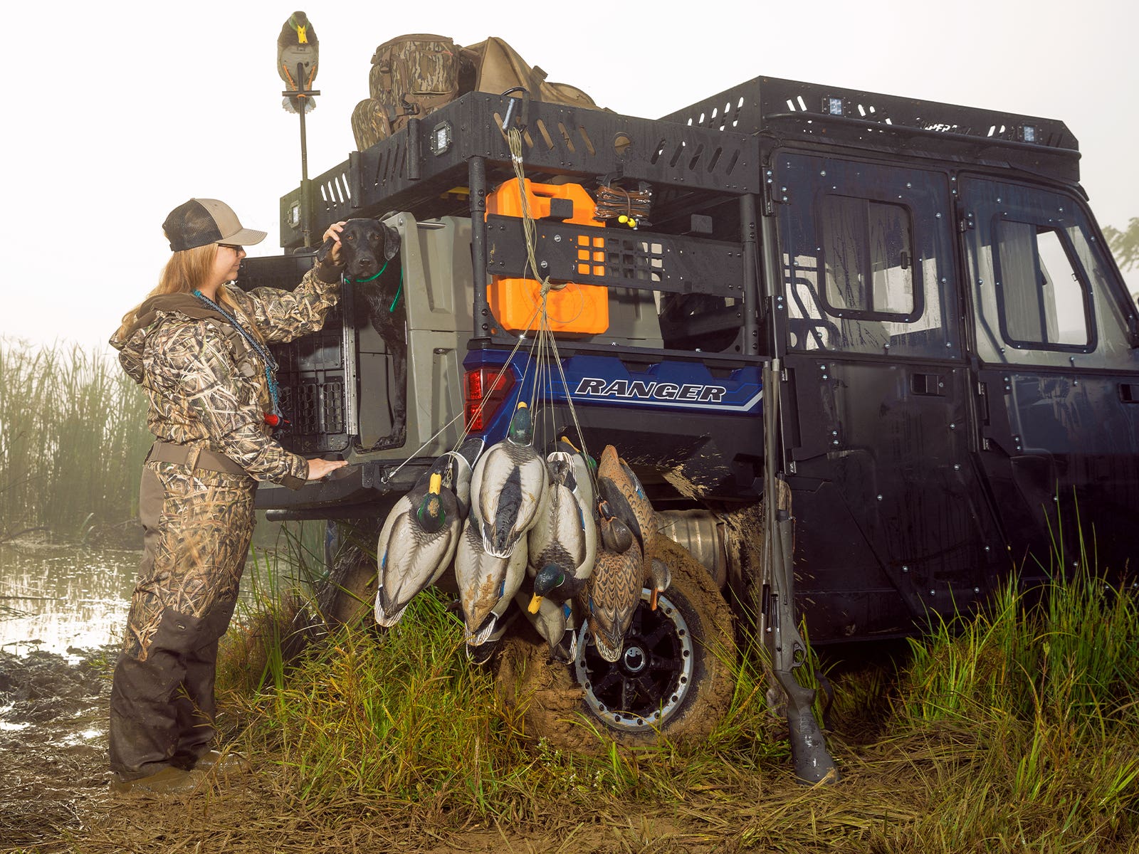 SuperATV Polaris Ranger 1000 Outfitter Bed Rack - Image 15