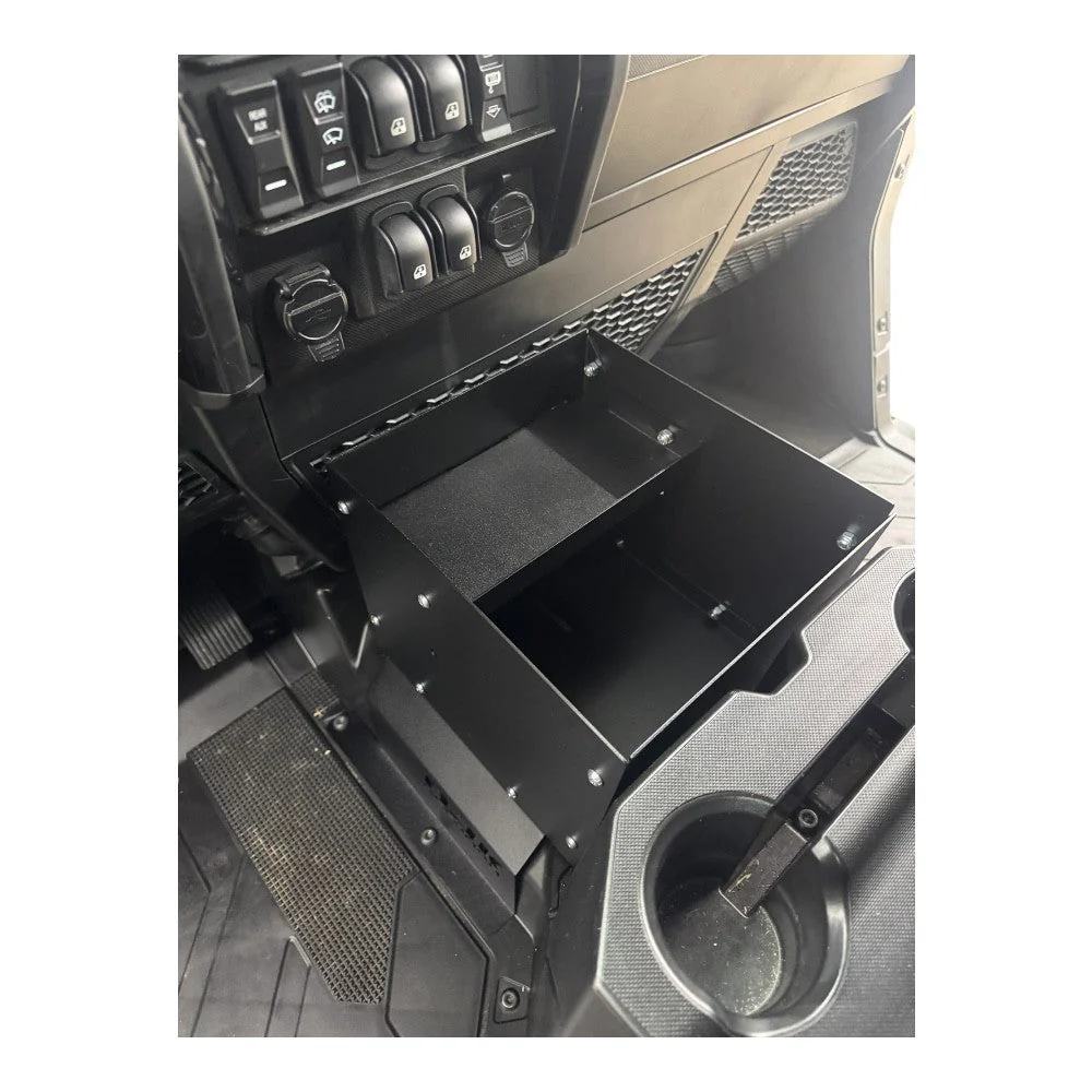 Polaris Ranger 1500XD Front Seat Center Floor Storage - Maximize Storage + Durable Design (2024) - Image 2