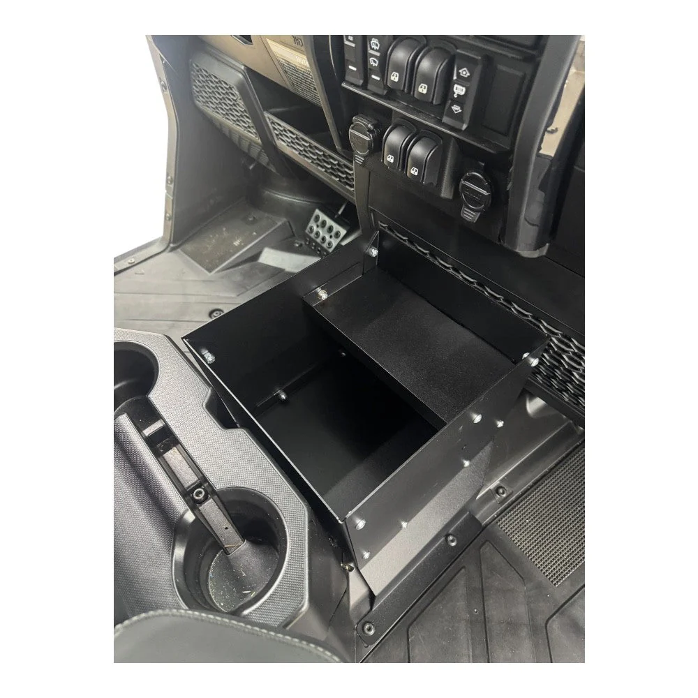 Polaris Ranger 1500XD Front Seat Center Floor Storage - Maximize Storage + Durable Design (2024) - Image 3