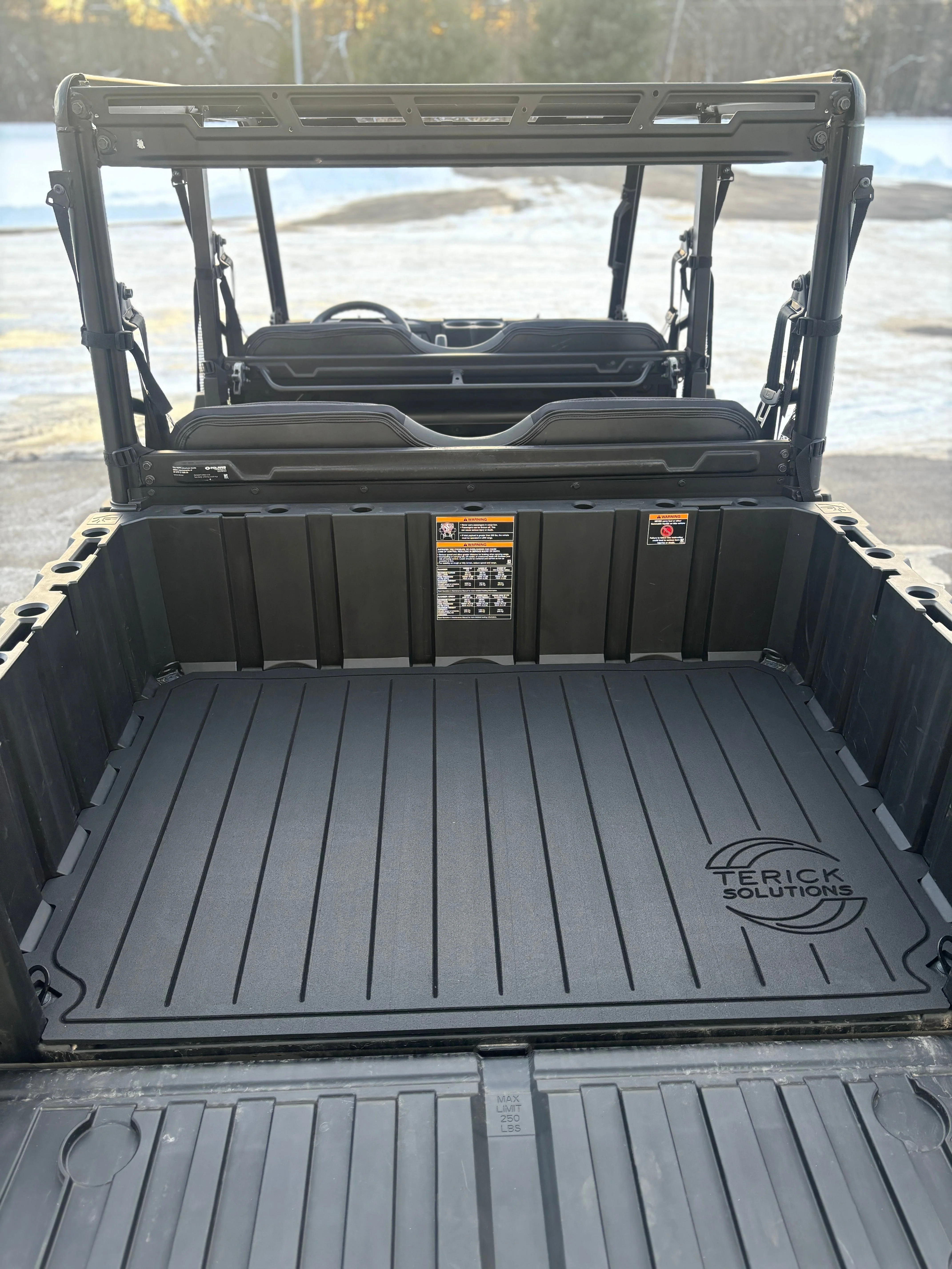 Polaris Ranger 570 Custom Fit Rubber Floor Mats with Insulation - Image 8