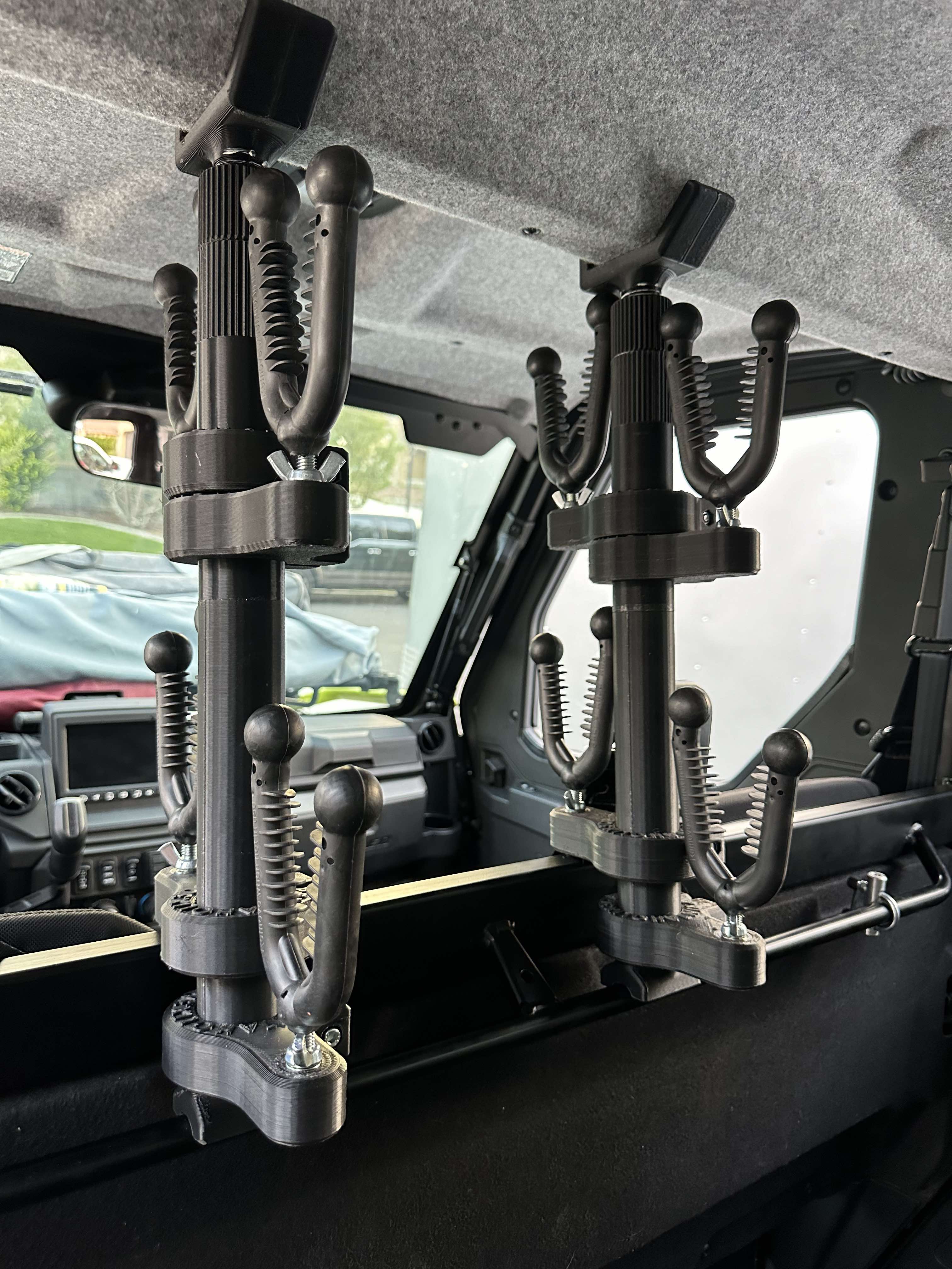 Polaris Ranger 900/1000 6 Seat, Northstar, Mid Cage, 2,3, and 4 Place Rifle Mounting System - Image 3