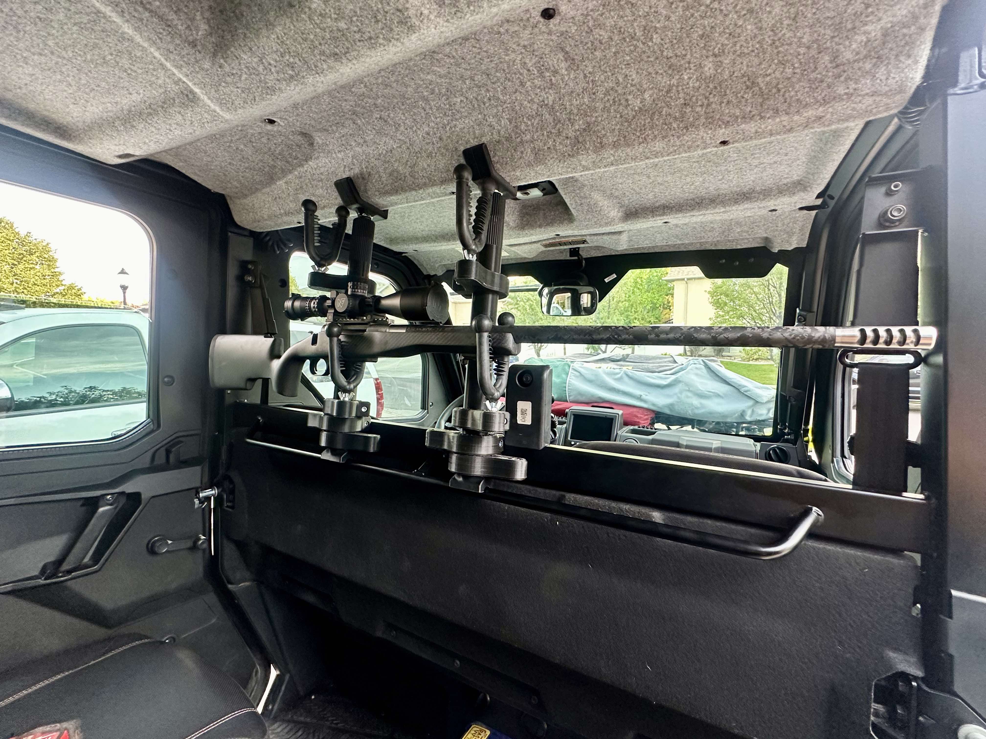 Polaris Ranger 900/1000 6 Seat, Northstar, Mid Cage, 2,3, and 4 Place Rifle Mounting System - Image 5