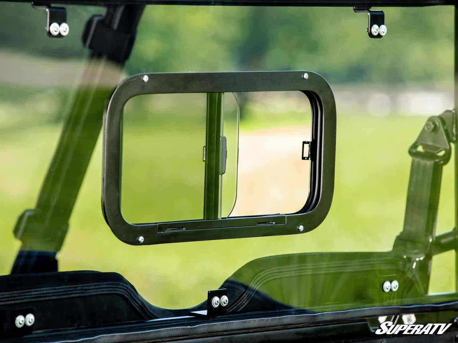 SuperATV Polaris Ranger Midsize Rear Sliding Windshield - Image 5