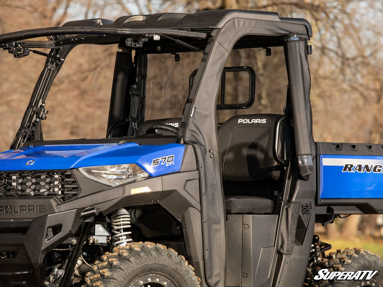SuperATV Polaris Ranger SP 570 Primal Soft Cab Enclosure Doors - Image 3