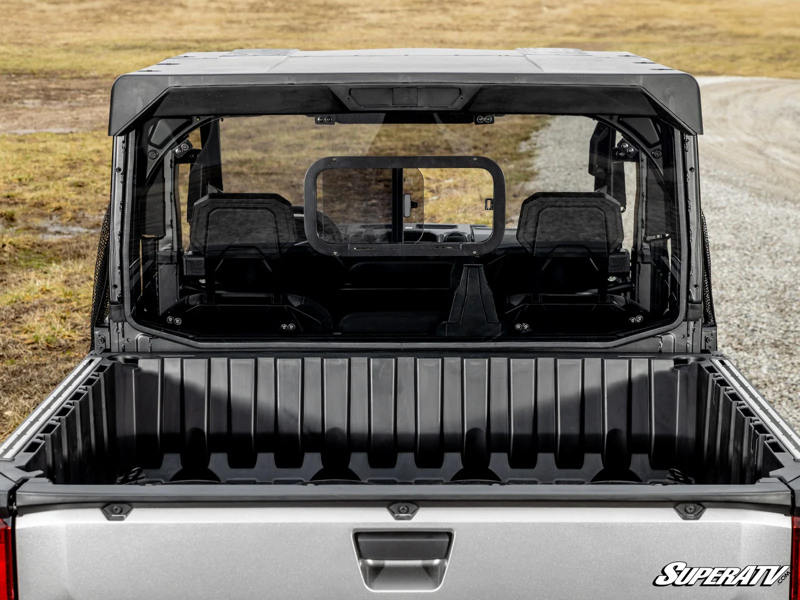 SuperATV Polaris Ranger XD 1500 Sliding Rear Windshield - Image 4