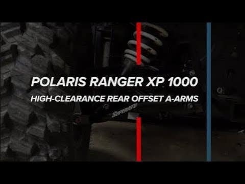 SuperATV Polaris Ranger XP 1000 High-Clearance Rear Offset A-Arms - Image 8