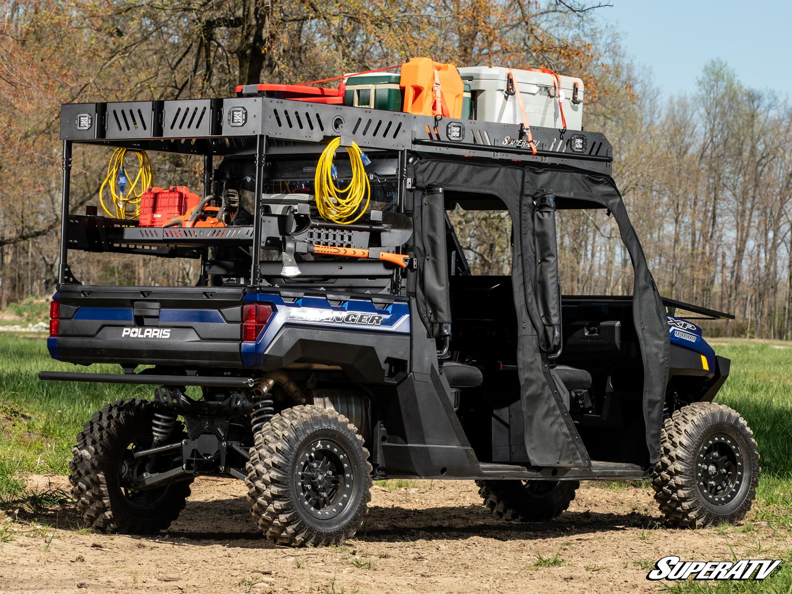 SuperATV Polaris Ranger XP 1000 Outfitter Bed Rack - Image 3