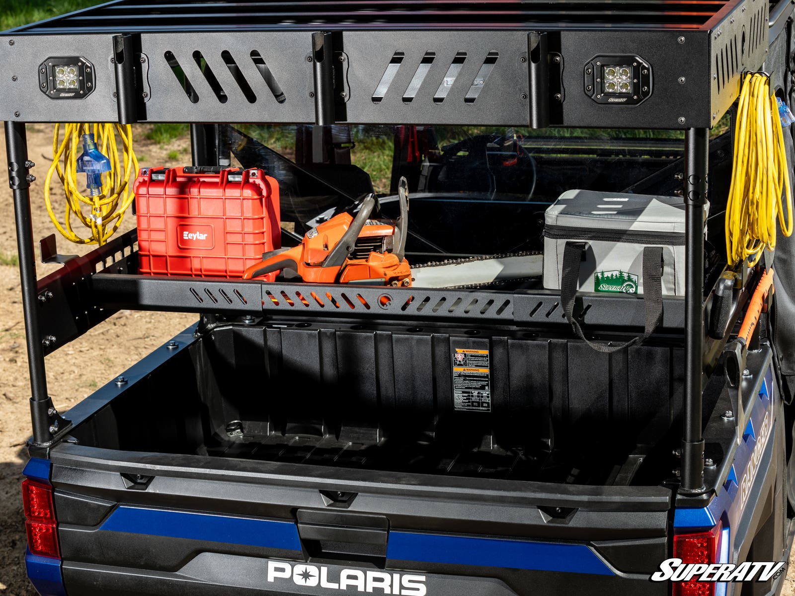 SuperATV Polaris Ranger XP 1000 Outfitter Bed Rack - Image 4