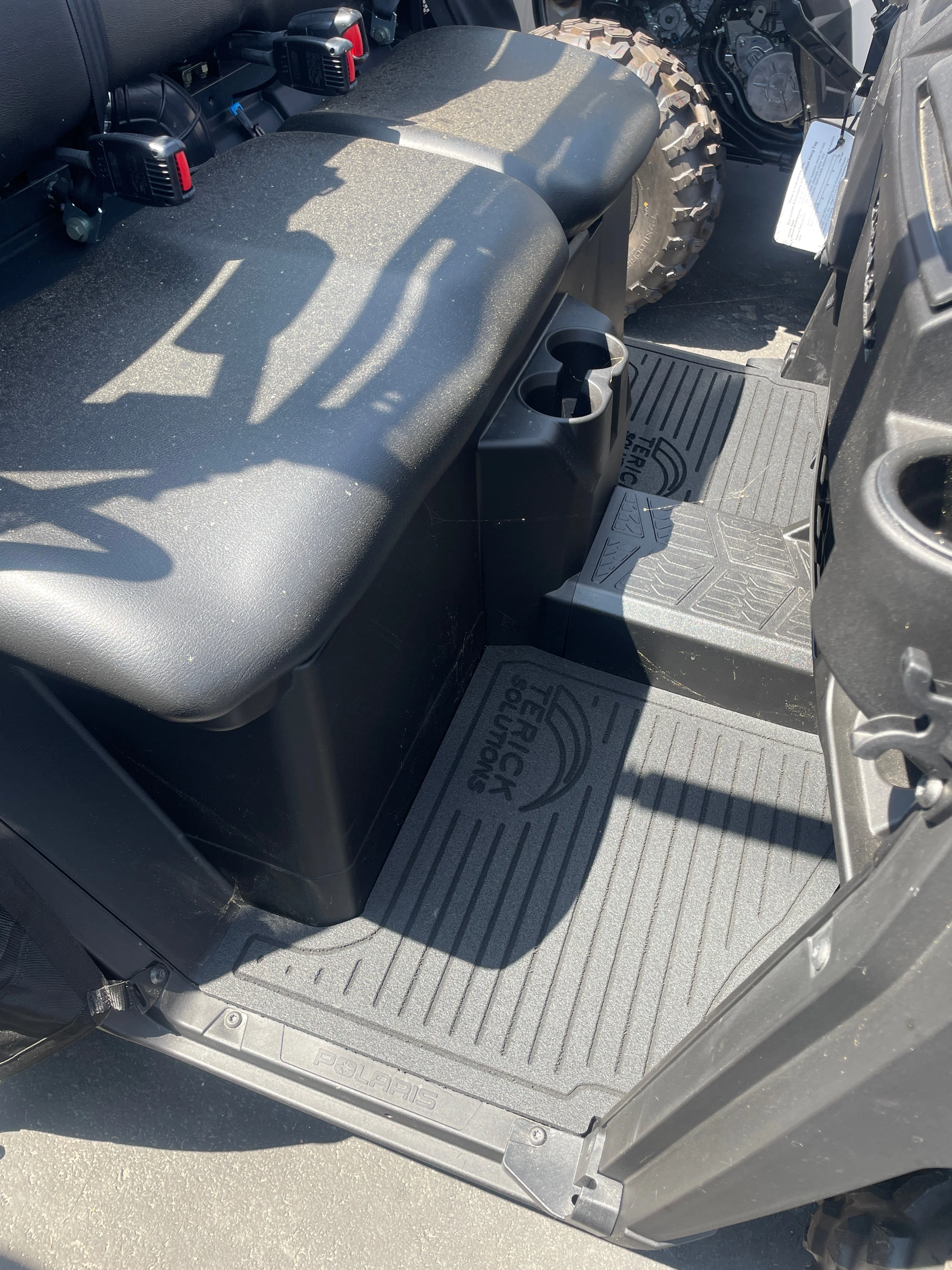 Polaris Ranger XP 1000 Rubber Floor Mats - Insulation + Custom Fit (2018-Current) - Image 11