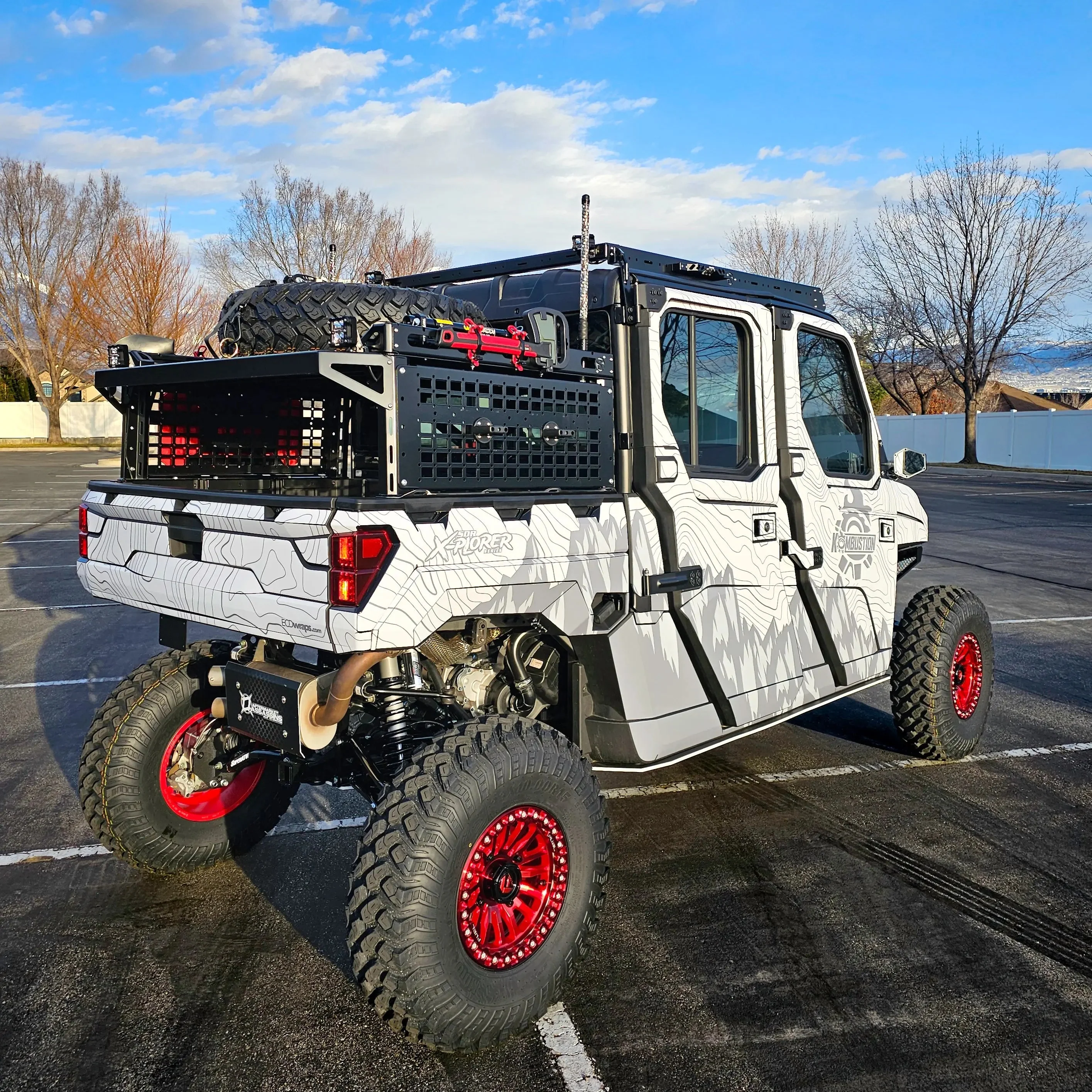 Polaris Ranger XP 1000 X-Plorer Series Bed Rack - Image 3