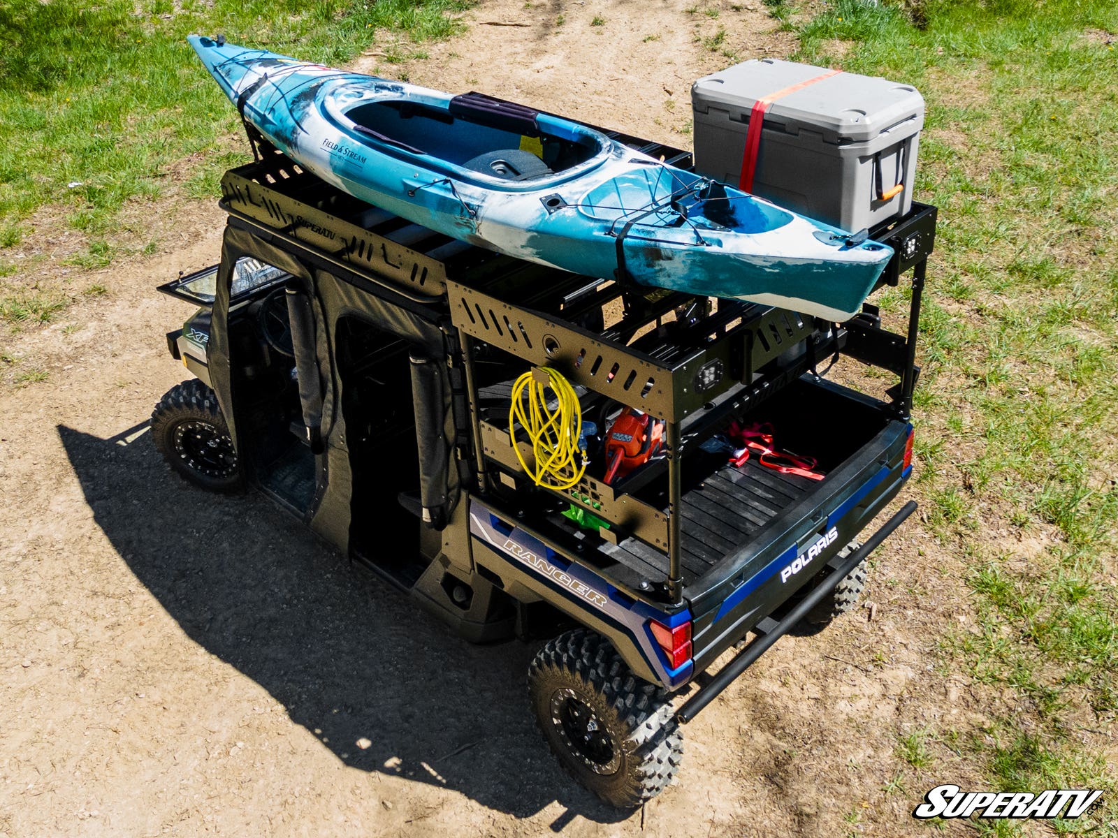 SuperATV Polaris Ranger XP 900 Outfitter Bed Rack - Image 11