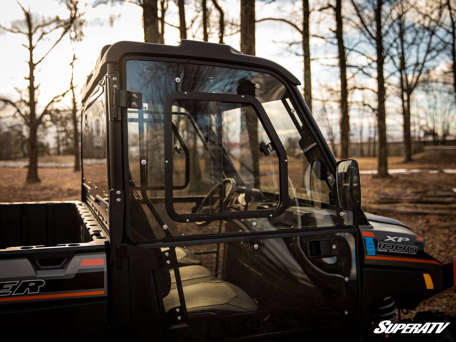 SuperATV Polaris Ranger XP Kinetic Convertible Cab Enclosure Doors - Image 4