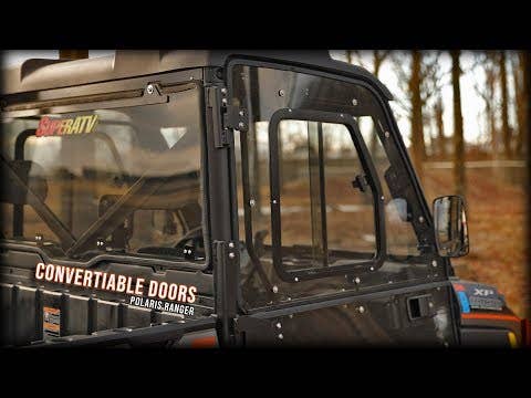 SuperATV Polaris Ranger XP Kinetic Convertible Cab Enclosure Doors - Image 9