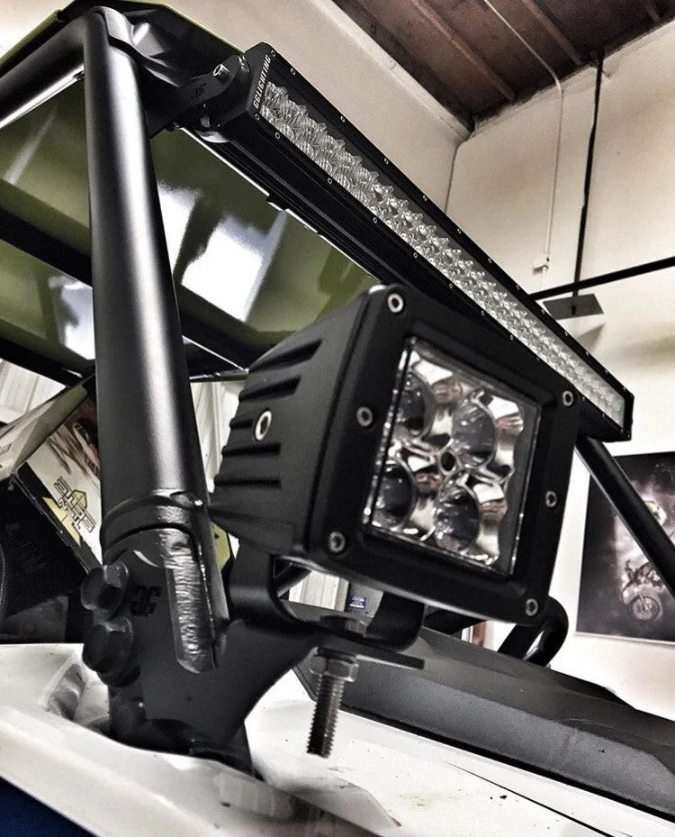 Polaris RZR 1000 & 2014+ RZR 900 30" LED Light Bar Roof Mounts - Image 3